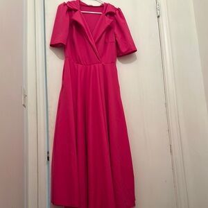 Elegant Pink Women's Dress